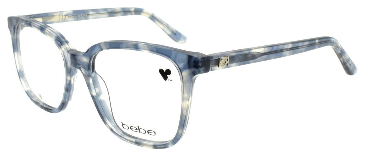 Bebe BB5217 400 Women's Eyeglasses Frames Acetate 52-17-140 Teal Shimmer