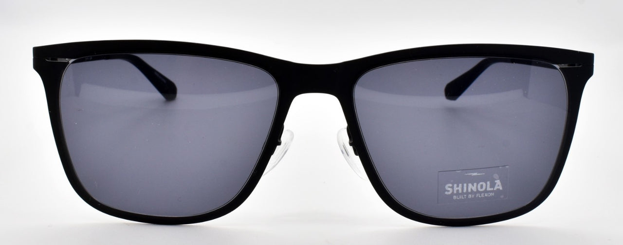 Shinola by Flexon SH3100S 001 Men's Sunglasses 55-17-145 Matte Black / Gray