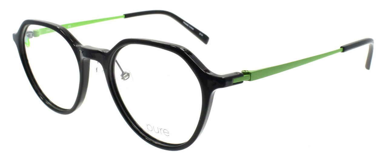 Airlock P-2011 004 Pure Men's Eyeglasses Frames 51-19-145 Black / Lime
