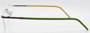 Airlock Endless 206 301 Men's Eyeglasses Frames Rimless 53-18-140 Dark Olive2