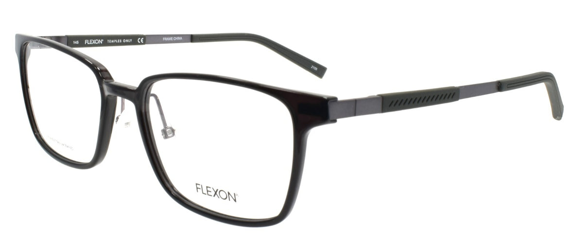 Flexon EP8007 031 Men's Eyeglasses Frames Dark Grey 54-18-145 Titanium Temples