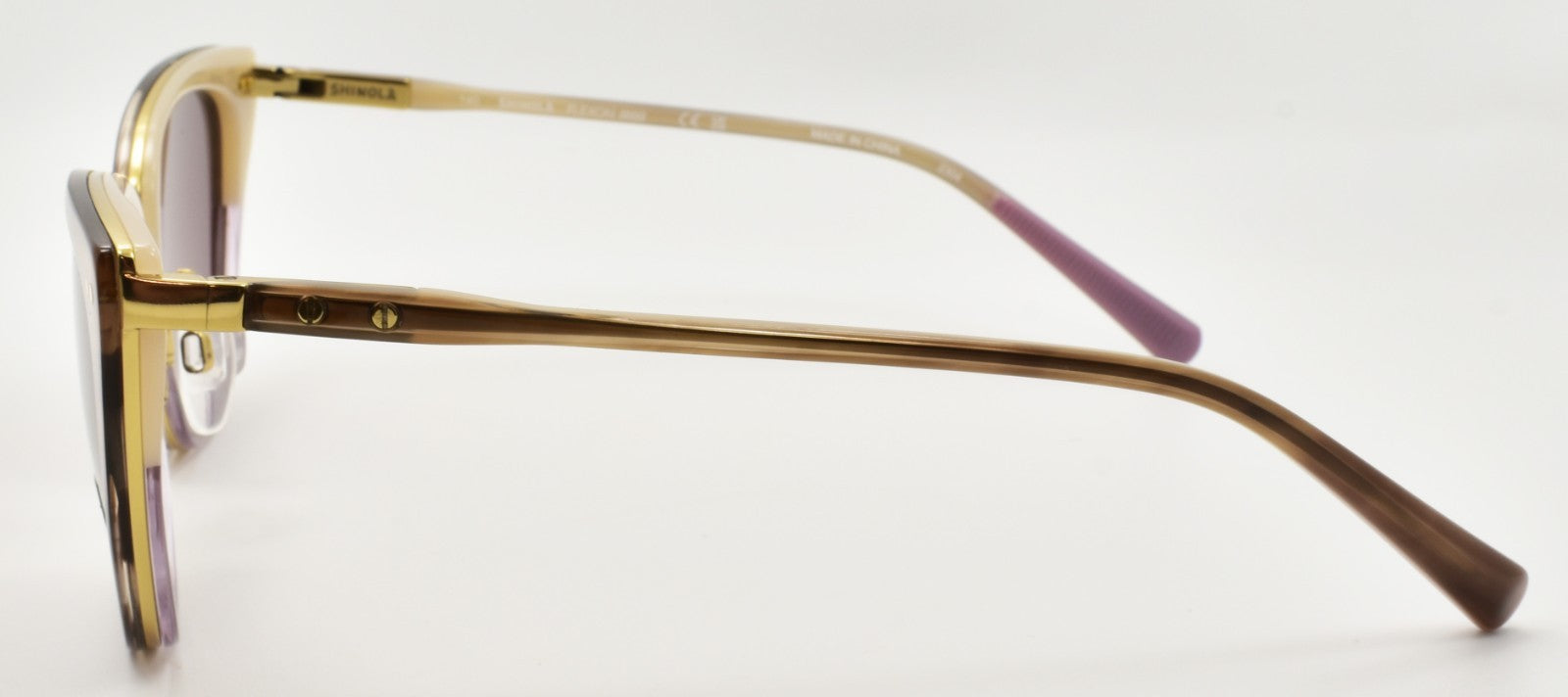 Shinola by Flexon SH2700S 219 Women's Sunglasses 55-16-140 Mauve Horn Gradient2