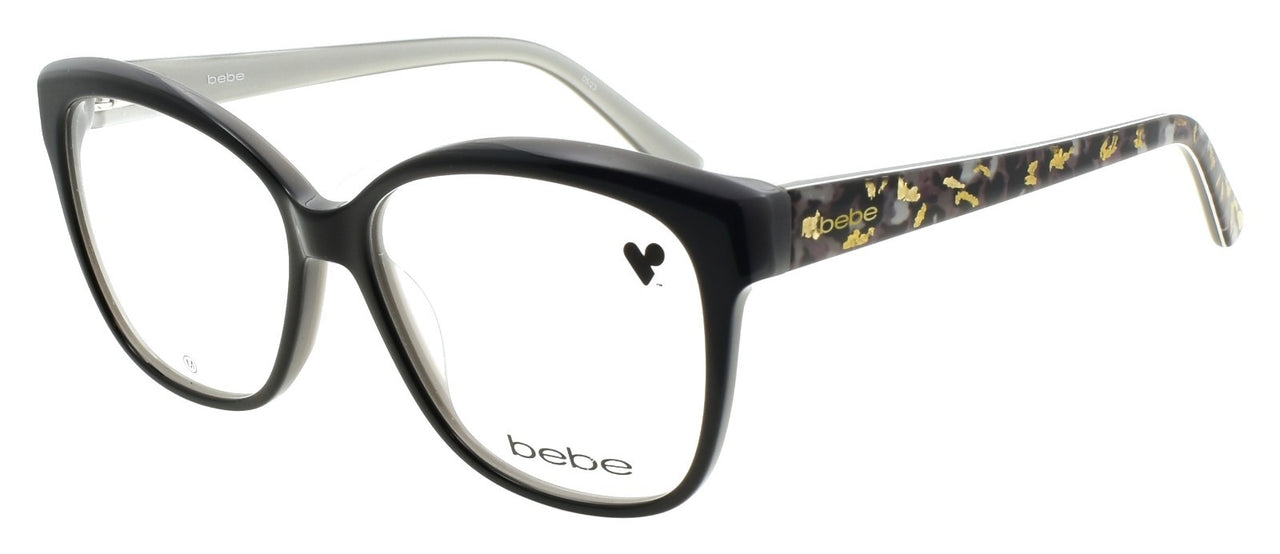 Bebe BB5214 001 Women's Eyeglasses Frames Acetate 54-14-135 Jet Black
