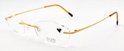 Airlock Seven Sixty 209 710 Eyeglasses Frames Rimless 49-21-135 Gold0