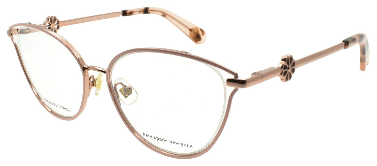 Kate Spade Scarletta /G AU2 Women's Eyeglasses Frames Cat Eye 53-16-140 Red Gold