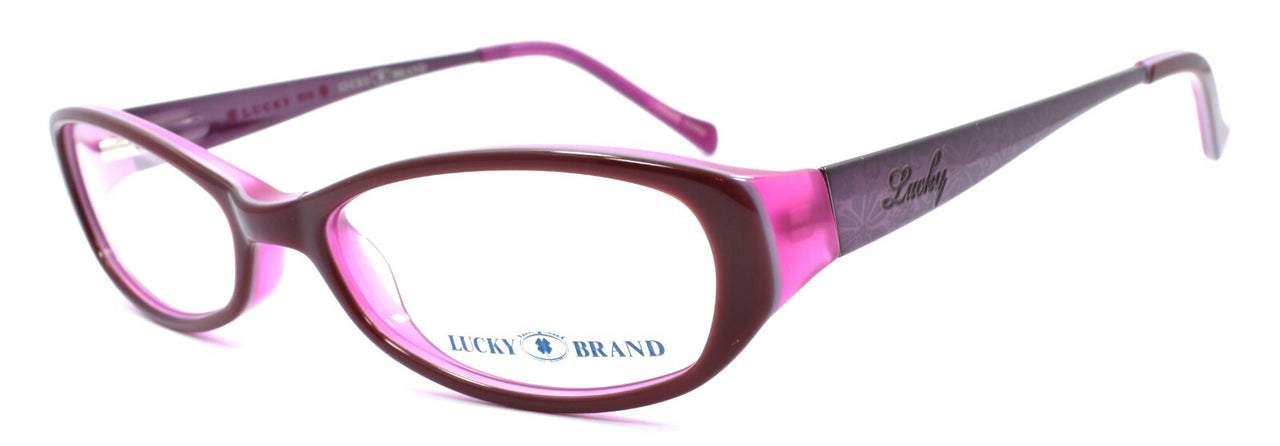 LUCKY BRAND Beach Trip Kids Girls Eyeglasses Frames 46-15-130 Burgundy