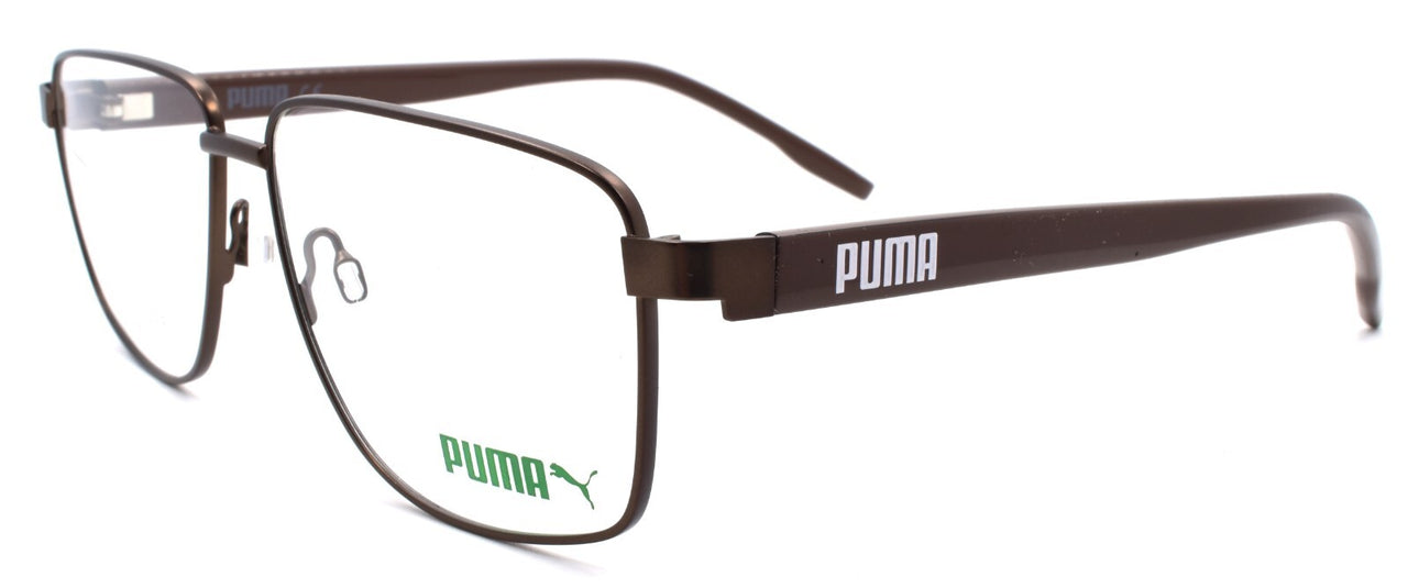PUMA PE0145O 002 Men's Eyeglasses Frames 54-13-140 Brown