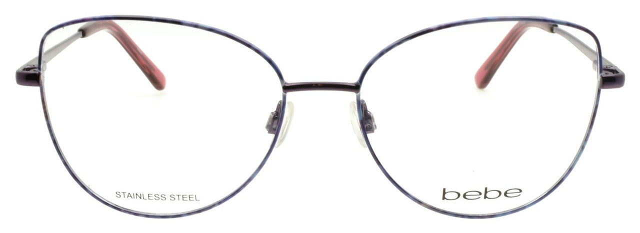 Bebe BB5207 501 Women's Eyeglasses Frames 53-16-140 Plum Floral