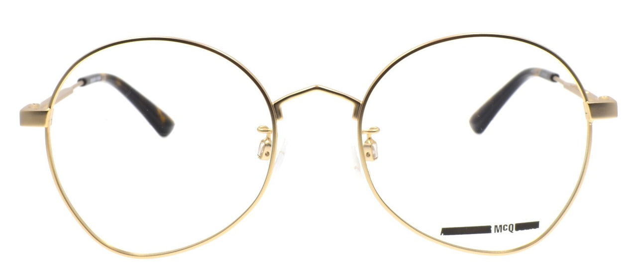 McQ Alexander McQueen MQ0290O 002 Eyeglasses Frames 52-19-145 Matte Gold