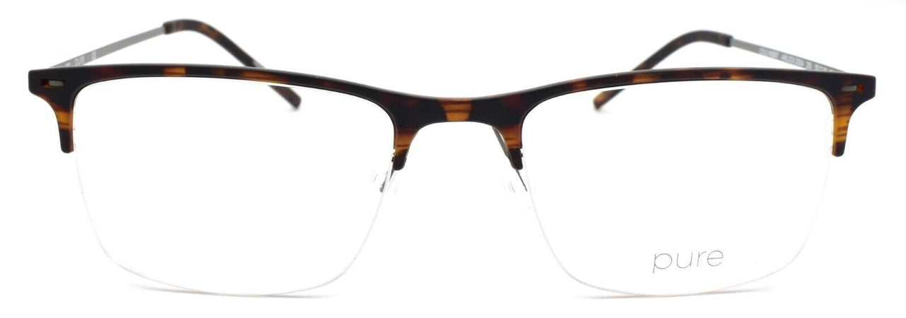 Marchon Airlock 2004 210 Men's Eyeglasses Frames Half-rim 53-19-150 Brown
