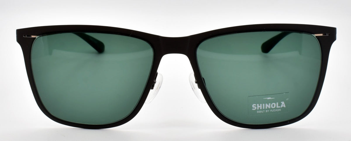 Shinola by Flexon SH3100S 073 Men's Sunglasses 55-17-145 Satin Gunmetal & Copper