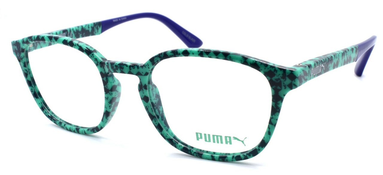 PUMA PU0118O 002 Unisex Eyeglasses Frames 49-20-145 Green / Blue