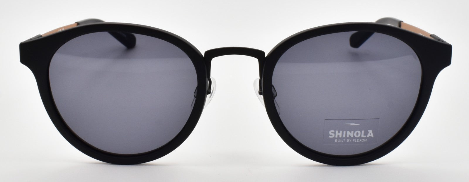 Shinola by Flexon SH3700S 001 Sunglasses 50-22-145 Matte Black / Gray1