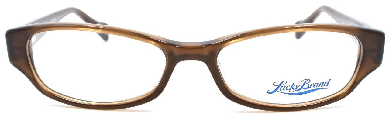 LUCKY BRAND Pretend Kids Girls Eyeglasses Frames 46-14-125 Brown