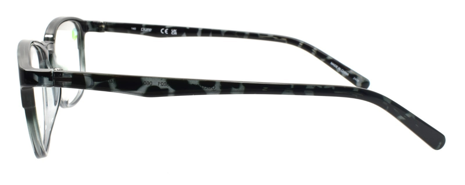 Airlock Pure P-3021 060 Women's Glasses Frames 52-16-140 Grey Tortoise Gradient2