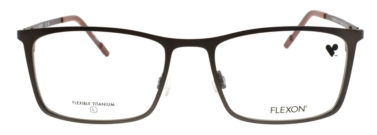 Flexon E1144 071 L Men's Eyeglasses Matte Gunmetal 54-18-145 Flexible Titanium
