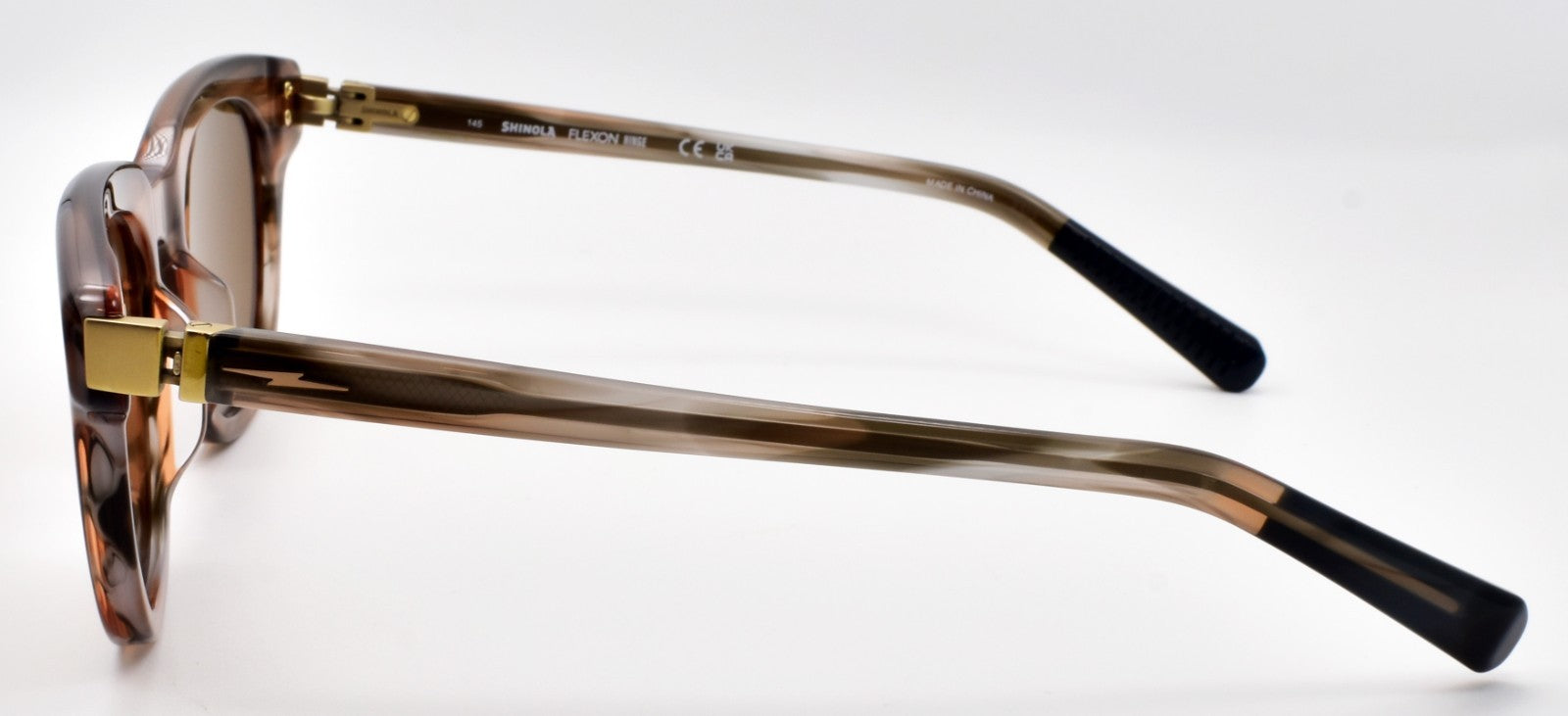 Shinola by Flexon SH1501S 690 Sunglasses 51-20-145 Mink Horn / Brown2