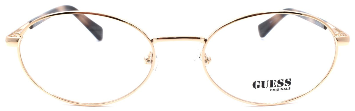 GUESS GU8239 032 Eyeglasses Frames Oval 55-19-140 Pale Gold