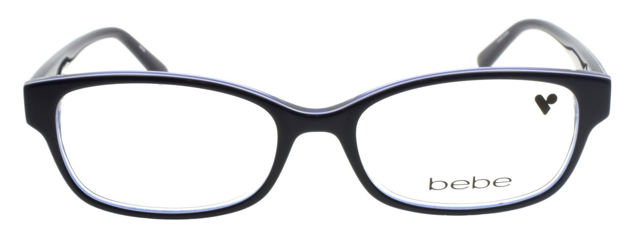 Bebe BB5183 410 Women's Eyeglasses Frames 51-16-135 Navy Blue / Floral