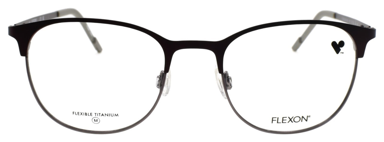 Flexon E1142 501 Men's Eyeglasses Matte Midnight Plum 51-20-145 Flex Titanium