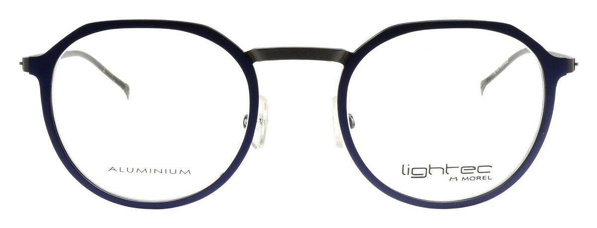 LIGHTEC 30066L BG02 Morel Men's Eyeglasses Frames Aluminum 48-22-145 Blue