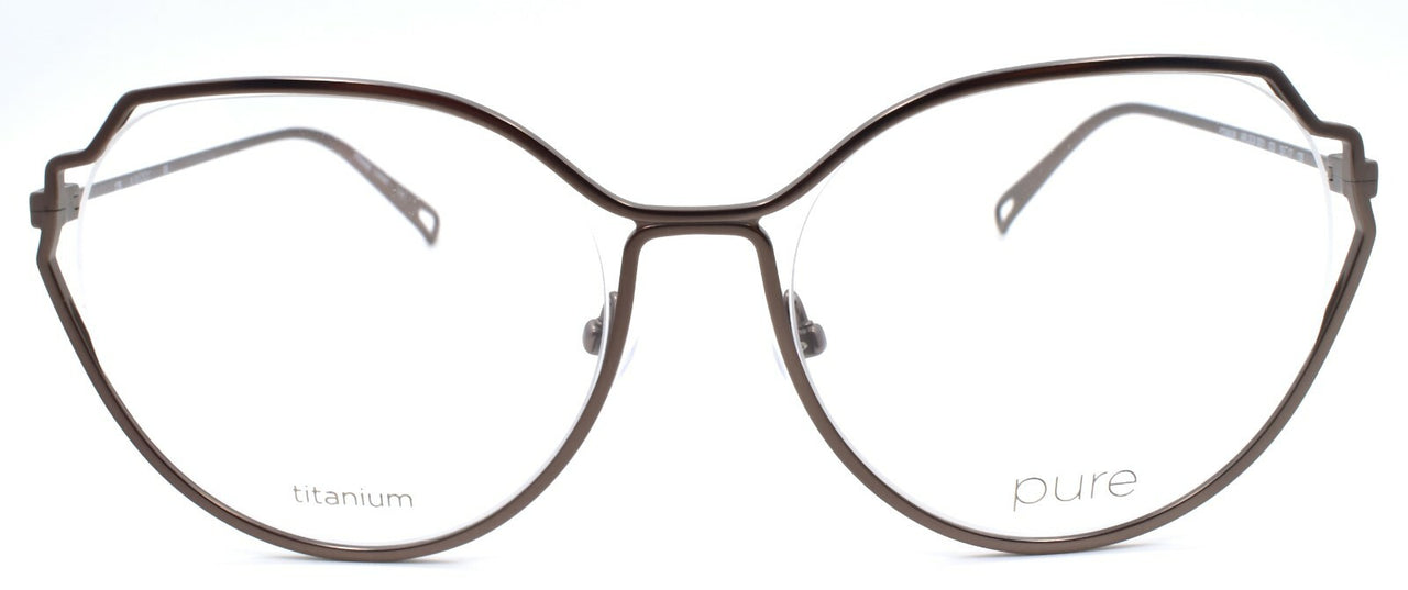 Airlock Pure 5001 033 Women's Eyeglasses Frames Titanium 53-17-135 Gunmetal