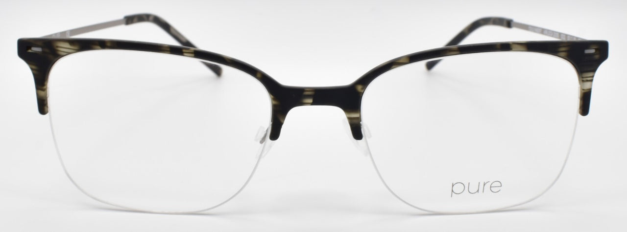 Airlock Pure 2005 002 Men's Eyeglasses Frames Half-rim 52-19-150 Black