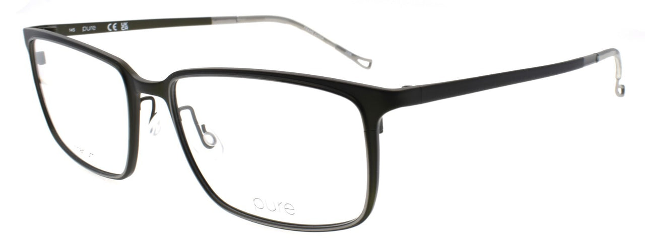 Airlock Pure P-4011 310 Men's Eyeglasses Frames Titanium 56-17-145 Matte Olive