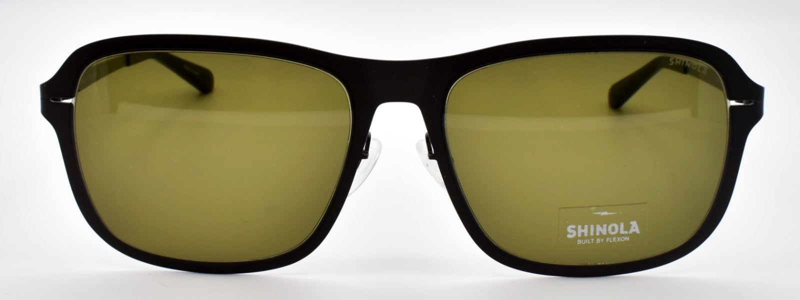 Shinola by Flexon SH3101S 071 Men's Sunglasses 57-17-145 Satin Gunmetal & Silver1