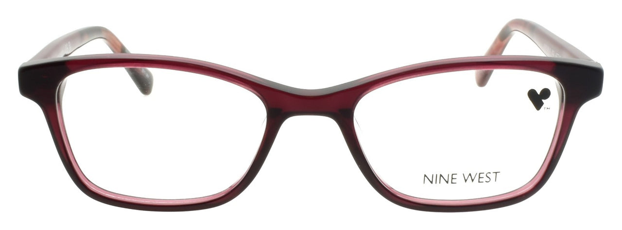 Nine West NW5199 N 602 Women's Glasses Frames Petite 47-17-135 Crystal Burgundy