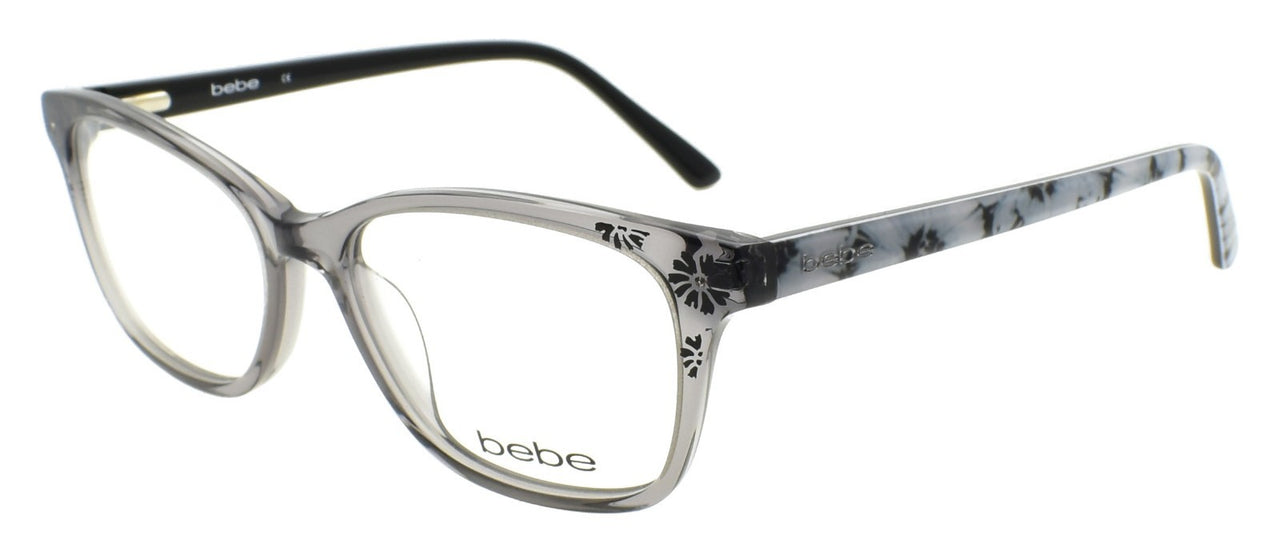 Bebe BB5163 001 Women's Eyeglasses Frames 55-17-135 Gray Crystal