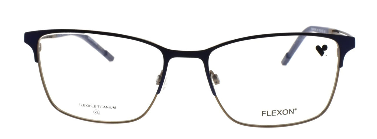 Flexon E1160 414 XL Men's Eyeglasses Matte Navy 57-18-150 Flexible Titanium