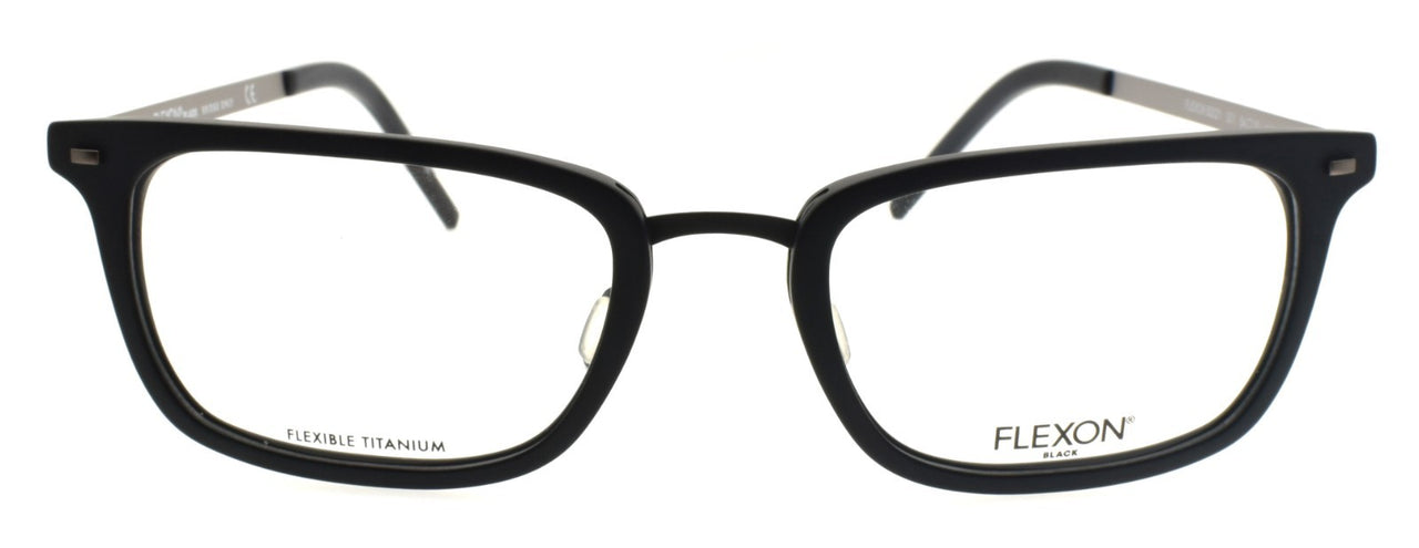 Flexon B2021 001 Men's Eyeglasses Black 54-20-145 Flexible Titanium