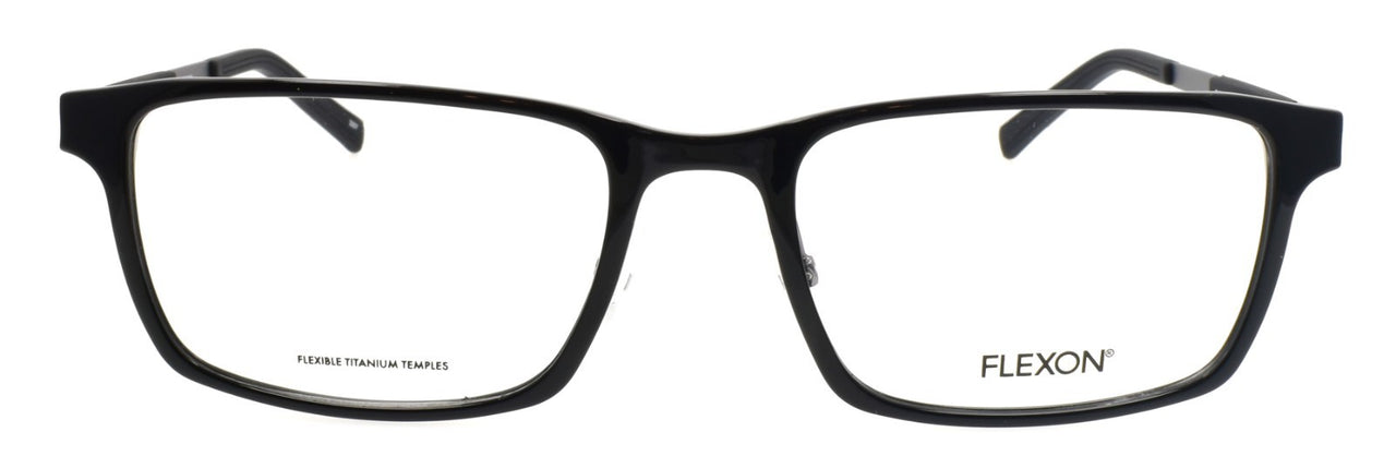 Flexon EP8008 001 Men's Eyeglasses Black 55-19-145 Titanium Arms