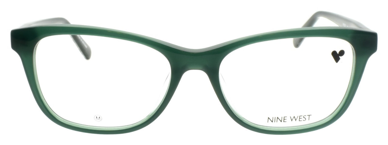 Nine West NW5227 340 Women's Eyeglasses Frames Acetate 52-17-140 Emerald Green