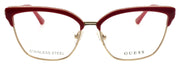 GUESS GU2945 066 Women's Eyeglasses Frames Cat Eye 54-15-135 Red / Gold1