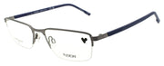 Flexon E1146 073 Men's Glasses Half-rim Satin Gunmetal 54-18-145 Flex Titanium0