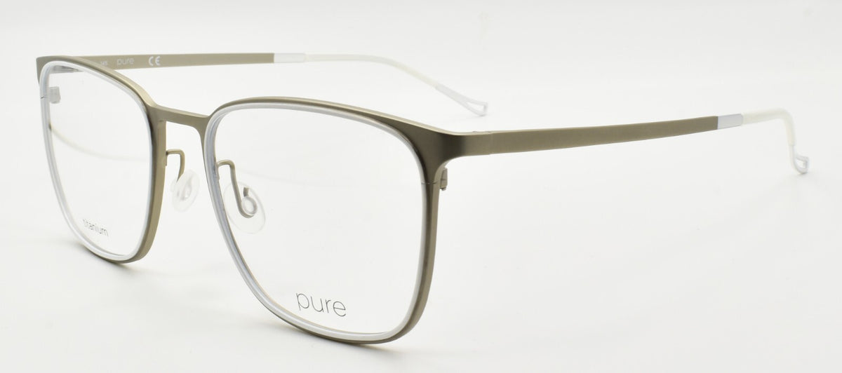 Airlock Pure P-4012 042 Men's Eyeglasses Frames Titanium 54-19-145 Matte Silver