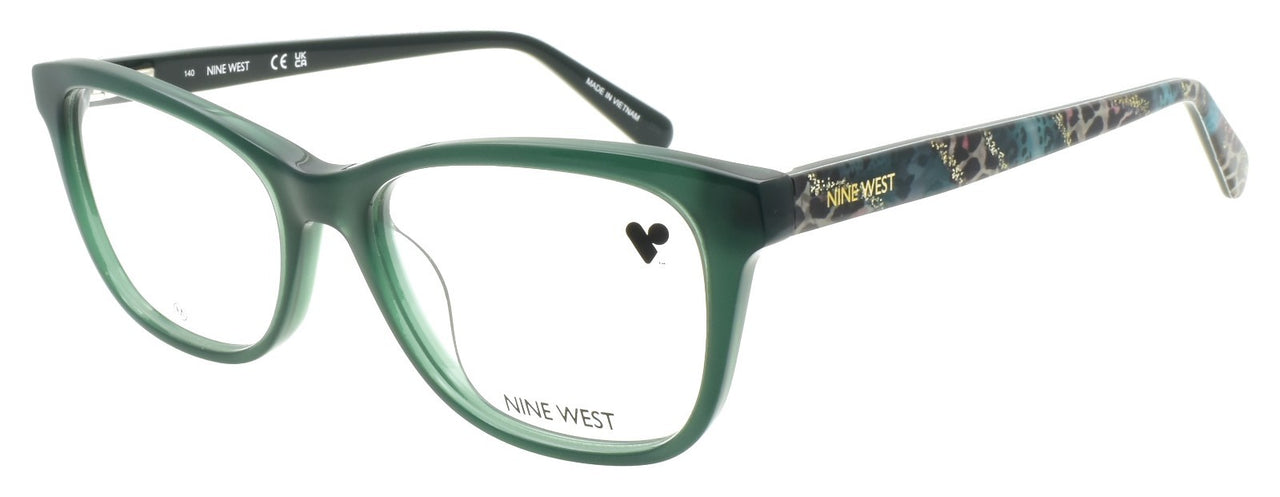 Nine West NW5227 340 Women's Eyeglasses Frames Acetate 52-17-140 Emerald Green