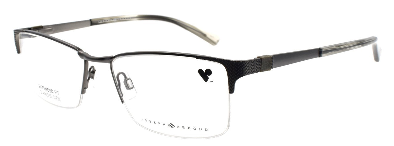 Joseph Abboud JA4086 033 Men's Eyeglasses Frames Half-rim 56-17-145 Gunmetal