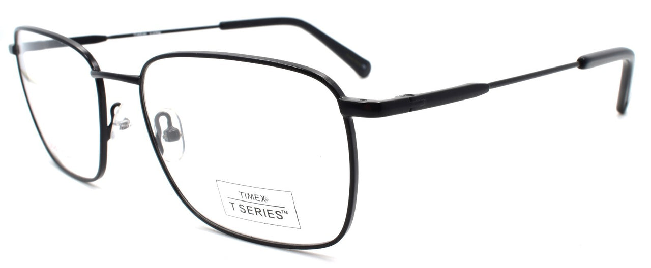 Timex 5:47 PM Men's Eyeglasses Frames Large Flexible 57-18-150 Black