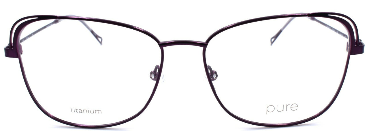 Airlock Pure P-5008 505 Women's Eyeglasses Frames Titanium 54-15-145 Eggplant