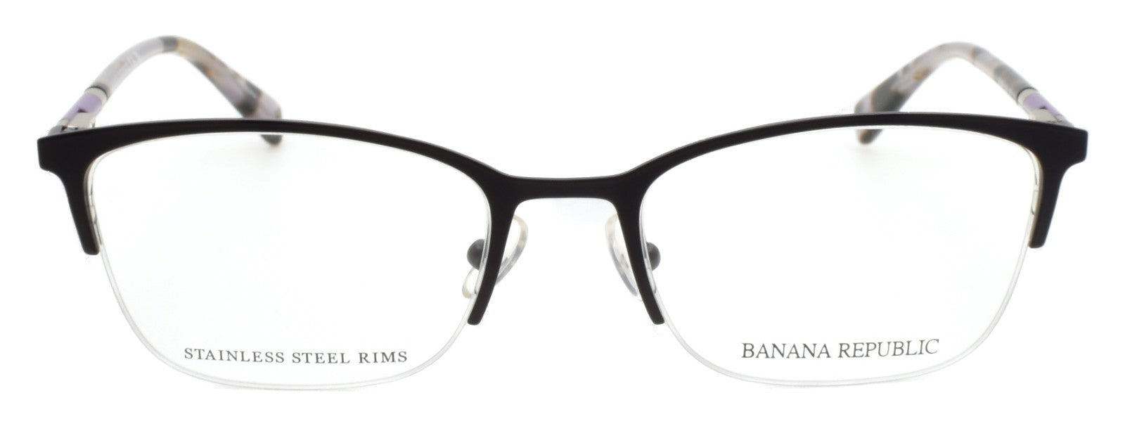 Banana Republic BR226 SK4 Women's Glasses Half-rim 50-18-135 Burgundy Wine1