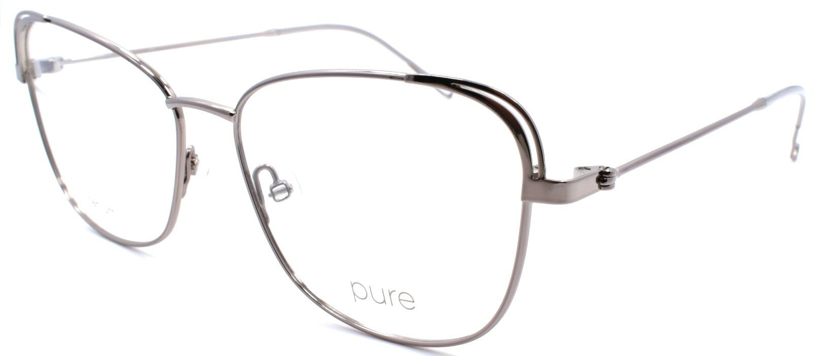 Airlock Pure P-5008 070 Women's Eyeglasses Titanium 54-15-145 Light Gunmetal0