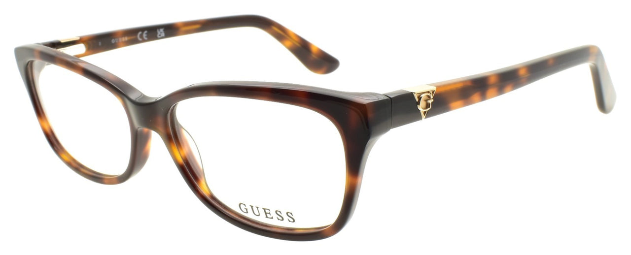 GUESS GU2948 052 Women's Eyeglasses Frames Cat Eye 53-14-140 Dark Havana