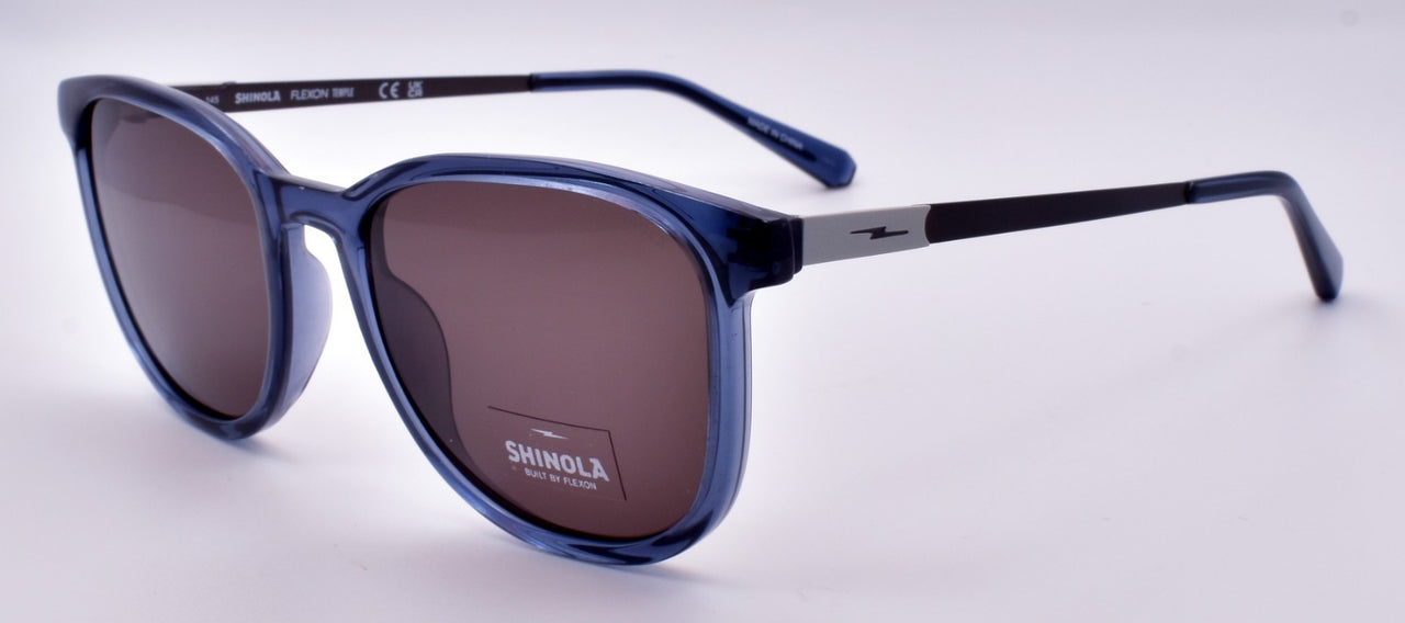 Shinola by Flexon SH3701S 413 Sunglasses 52-19-145 Crystal Insignia Blue
