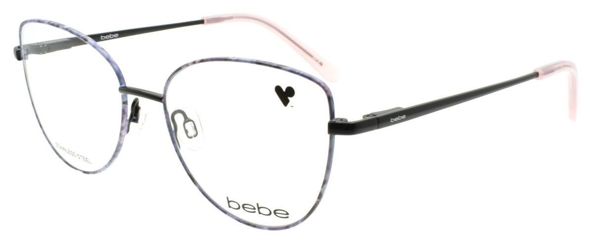 Bebe BB5207 001 Women's Eyeglasses Frames 51-16-135 Jet Floral