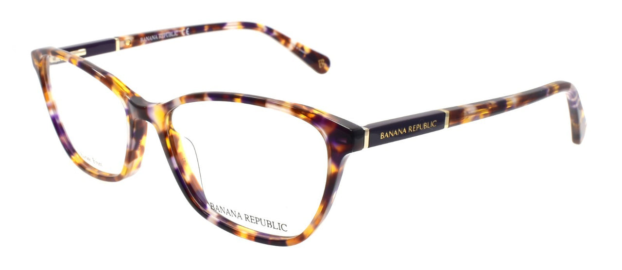 Banana Republic Bree DEX Women's Eyeglasses Frames 53-16-135 Brown Violet Havana