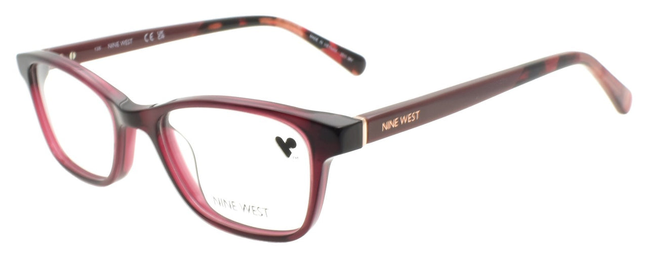 Nine West NW5199 N 602 Women's Glasses Frames Petite 47-17-135 Crystal Burgundy