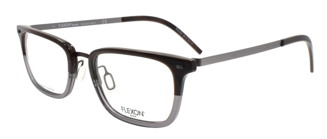 Flexon B2021 221 Men's Glasses Brown Horn Gradient 54-20-145 Flexible Titanium
